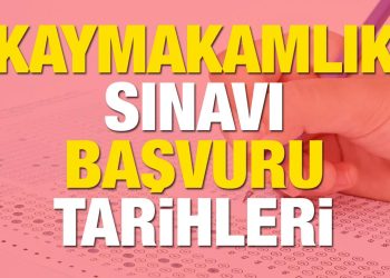 Kaymakamlık sınavı müracaatları alınmaya başladı! Kaymakamlık sınavı müracaat kaideleri ve müfredat bilgisi
